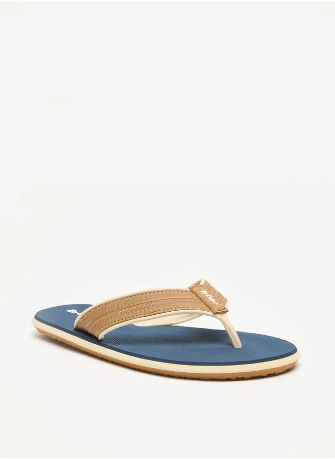 لي كوبر Men's Textured Flip Flops