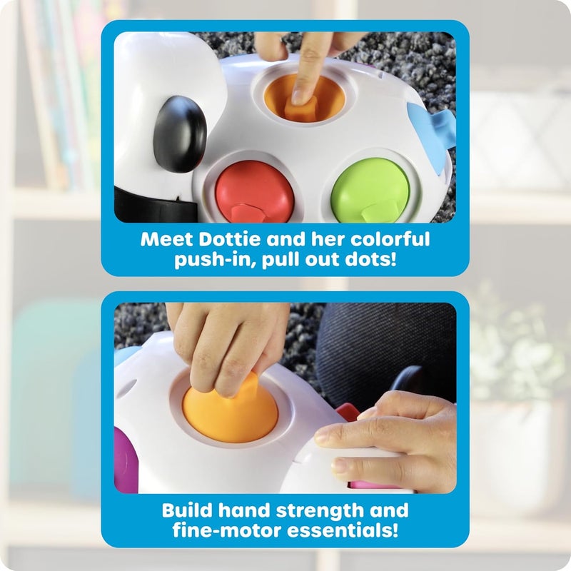 Learning Resources Dottie the Fine Motor Cow - 1 Piece, Ages 18+ months Fine Motor Skills Toys for Toddlers, Preschool Toys, Educational Toys for Kids - Image 3