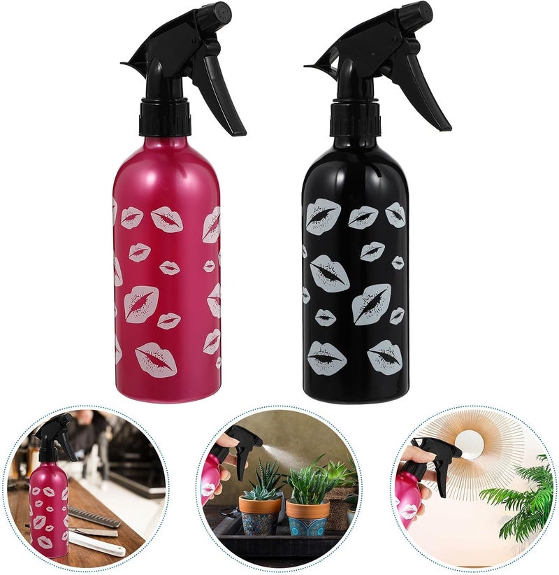 STAHAD 2pcs 280ml Refillable Hairdressing Spray Bottles Portable Water Sprayers for Salon and Travel Use Random Color Random Color - Image 4