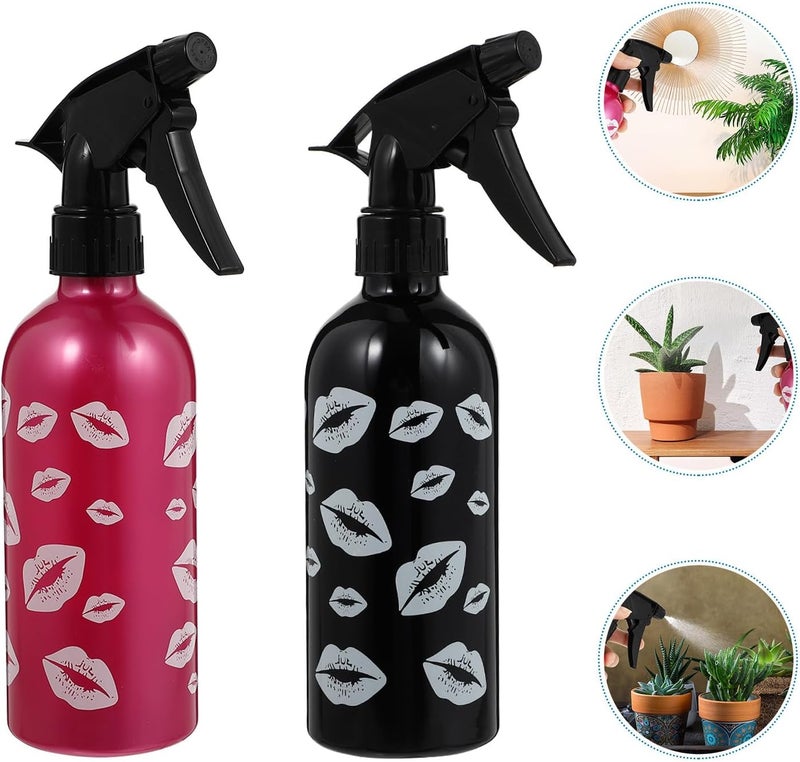 STAHAD 2pcs 280ml Refillable Hairdressing Spray Bottles Portable Water Sprayers for Salon and Travel Use Random Color Random Color - Image 3