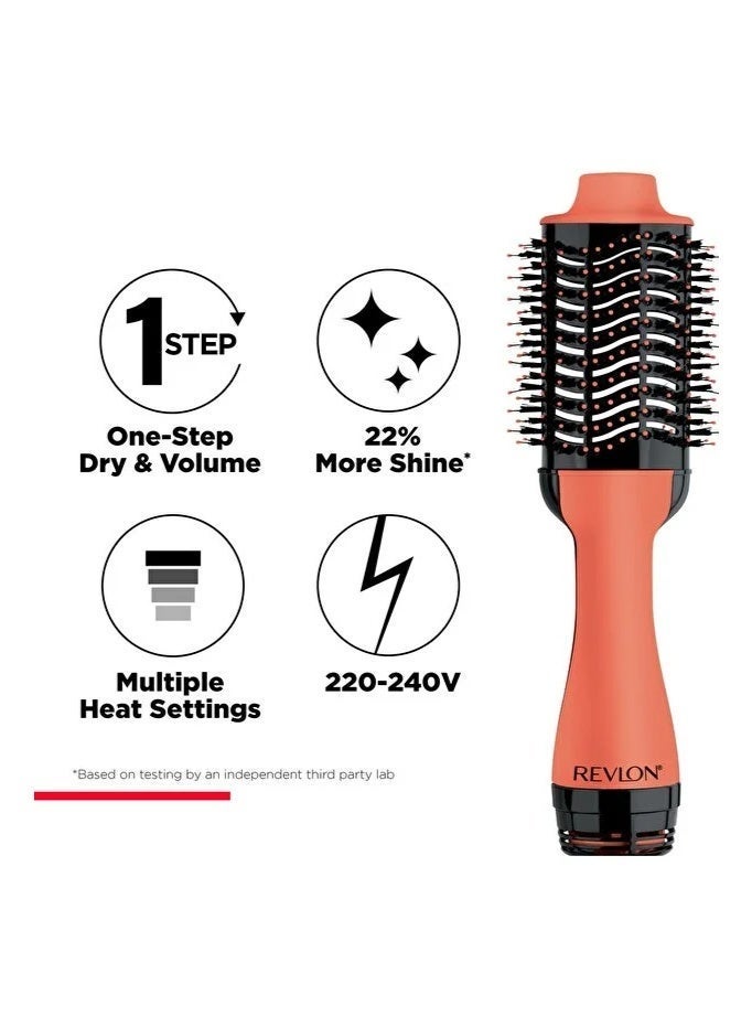 ريفلون جهاز تكثيف الشعر بخطوة واحدة 1100 واط، تصميم فرشاة بيضاوية، تقنية أيونية، إعدادان للحرارة والبرودة - RVDR5222 - Image 3
