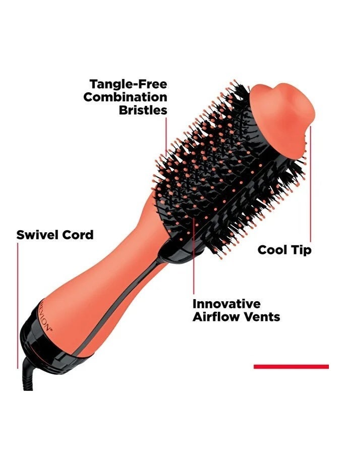 ريفلون جهاز تكثيف الشعر بخطوة واحدة 1100 واط، تصميم فرشاة بيضاوية، تقنية أيونية، إعدادان للحرارة والبرودة - RVDR5222 - Image 4