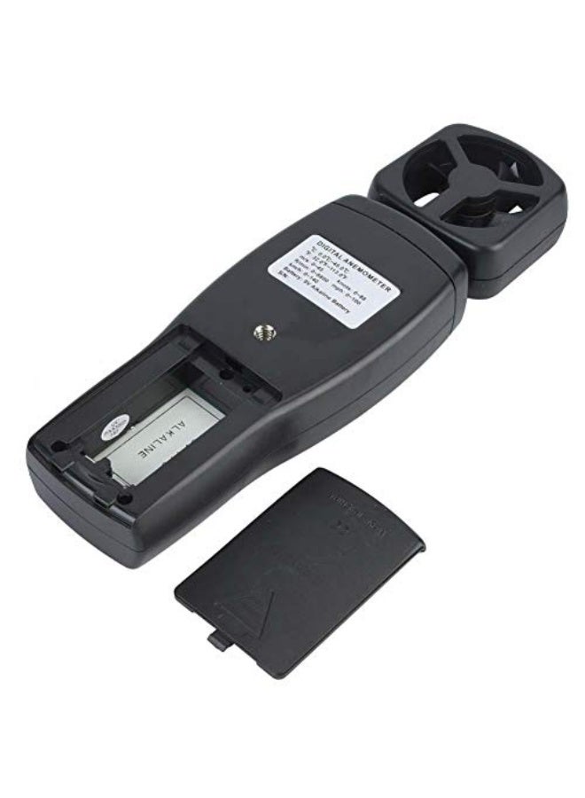 Digital Anemometer, LCD Backlight Handheld Wind Speed Meter 0-45M/S Air Flow Tester Wind-Speed Gauge Meter for Measuring Wind Speed, Temperature and Wind Chill - Boat Sailing, Shooting, ℃/℉ - Image 5