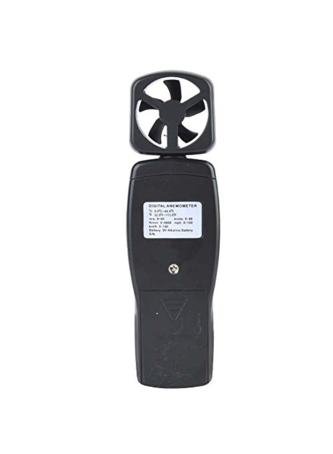Digital Anemometer, LCD Backlight Handheld Wind Speed Meter 0-45M/S Air Flow Tester Wind-Speed Gauge Meter for Measuring Wind Speed, Temperature and Wind Chill - Boat Sailing, Shooting, ℃/℉ - Image 4