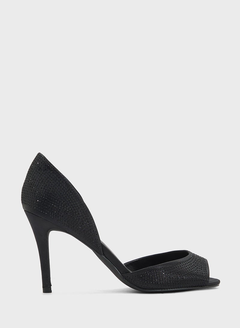 Anne Michelle Peep-Toe Occasion Pump  - Image 1