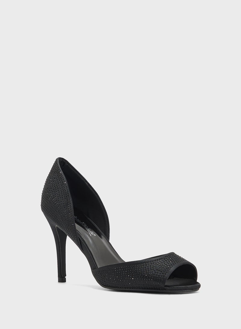Anne Michelle Peep-Toe Occasion Pump  - Image 2