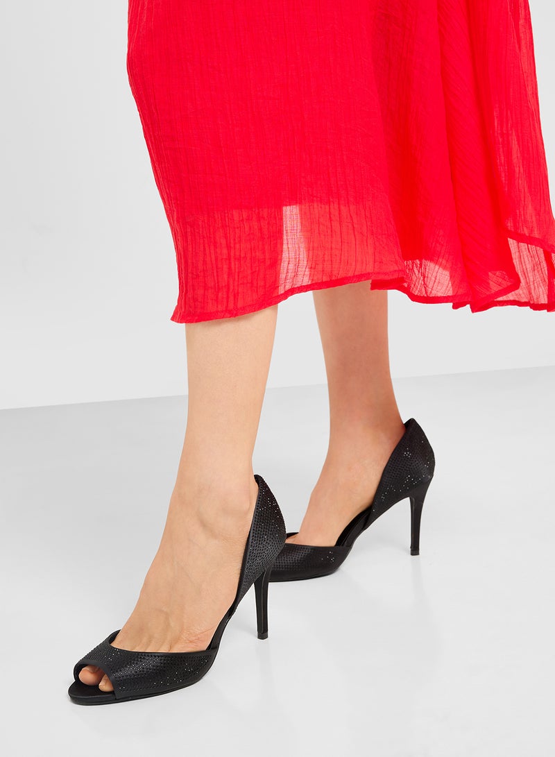 Anne Michelle Peep-Toe Occasion Pump  - Image 5