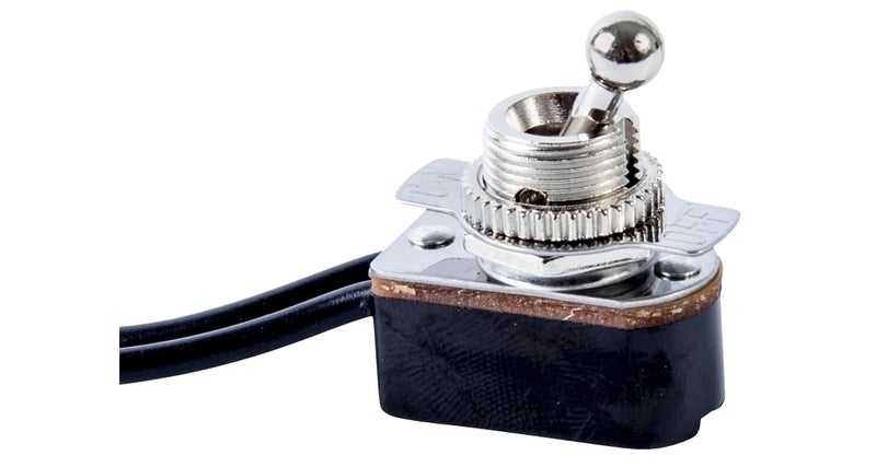 Gardner Bender GSW-125 Electrical Toggle Switch, SPST, ON-OFF, 6 A/125V AC, 6 inch Wire Terminal - Image 1