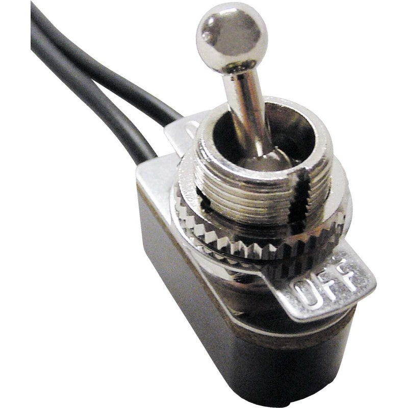 Gardner Bender GSW-125 Electrical Toggle Switch, SPST, ON-OFF, 6 A/125V AC, 6 inch Wire Terminal - Image 4