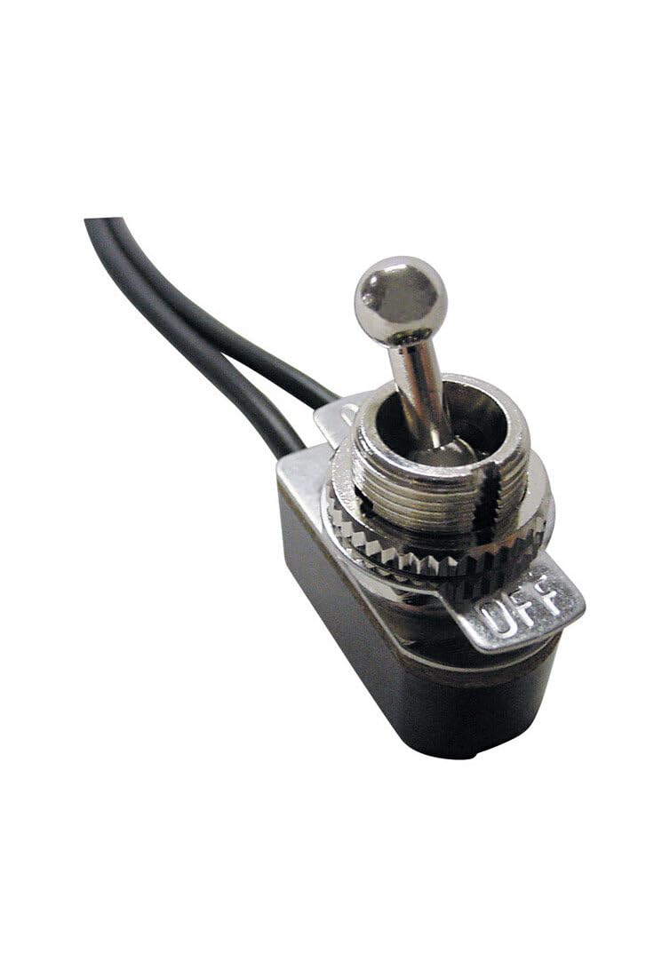 Gardner Bender GSW-125 Electrical Toggle Switch, SPST, ON-OFF, 6 A/125V AC, 6 inch Wire Terminal - Image 2