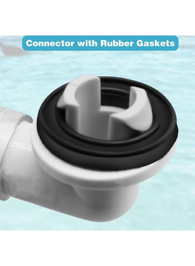 3Ft Portable Air Conditioner Drain Hose, 17MM Leakproof AC Drain Hose Kit, Universal AC Drain Hose Drain Pipe Replacement with Hose Connector and Clamp, Window Air - Image 4