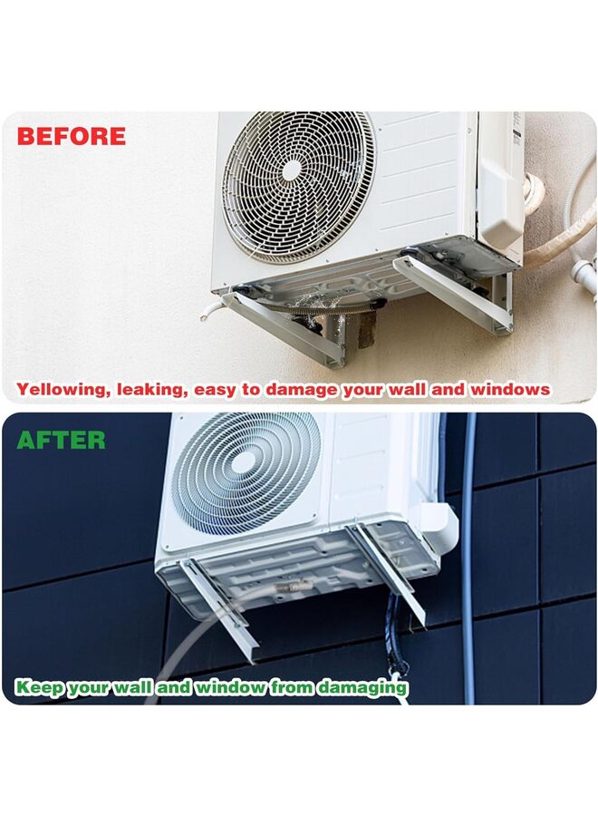 3Ft Portable Air Conditioner Drain Hose, 17MM Leakproof AC Drain Hose Kit, Universal AC Drain Hose Drain Pipe Replacement with Hose Connector and Clamp, Window Air - Image 5