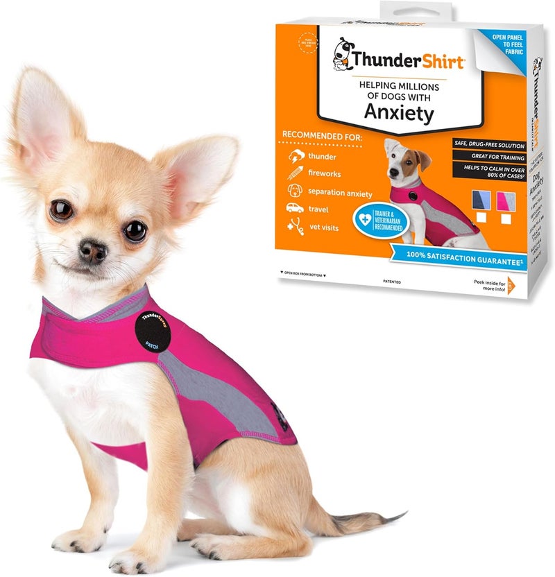 Thundershirt Behavior Modification Shirt for Dogs - XX-Small, Pink - Image 1
