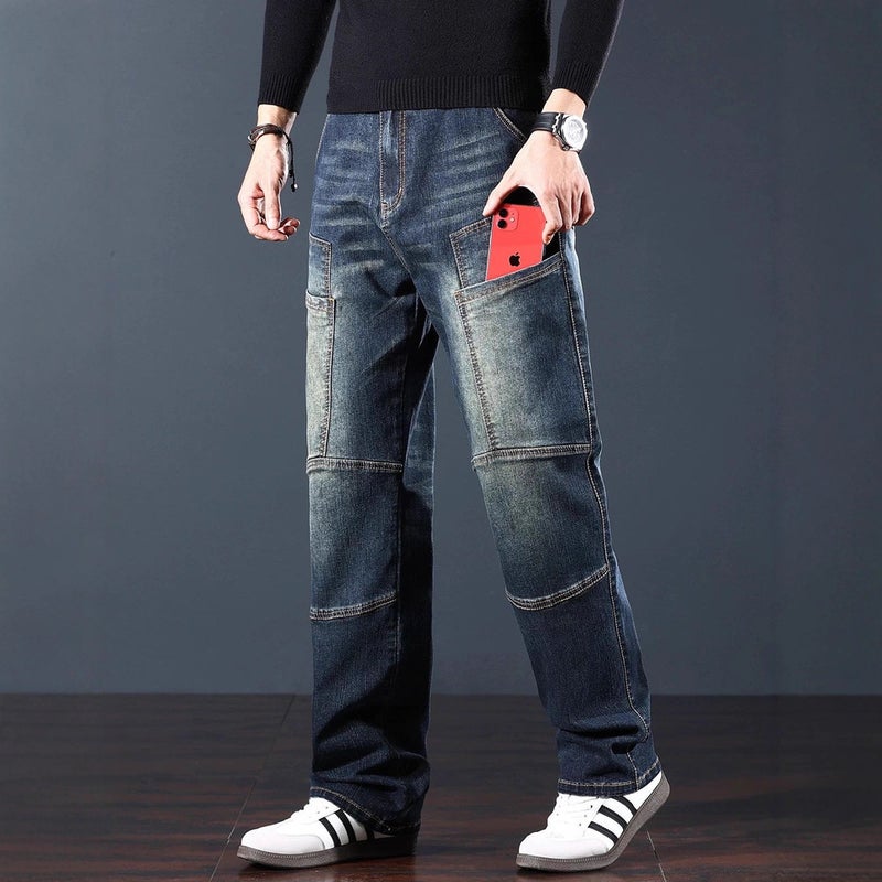 Unisex Casual Daily Denim Jeans - Image 2