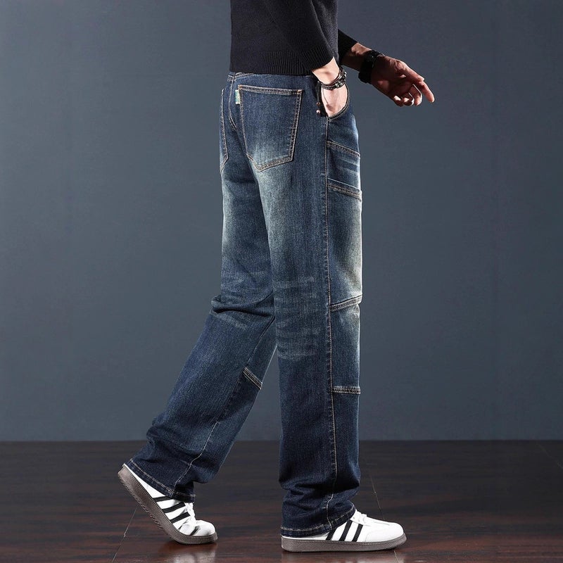 Unisex Casual Daily Denim Jeans - Image 4