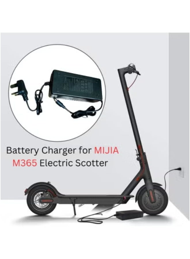 JAJEEK Electric Scooter Charger for M365 and M365 Pro – 42V 2A Power Supply Adapter for Fast, Safe Charging – Portable, Lightweight Replacement Charger for Electric Scooter and Skateboard – Built-In Overcharge, Short Circuit, and Heat Protection – Ideal for Daily Commute and Travel Use - Image 2