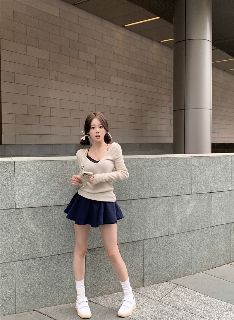 Self-set factory spot ballet girl suit slim sunscreen long sleeve jacket + vest + ballet skirt three pieces Vest (one size) 
