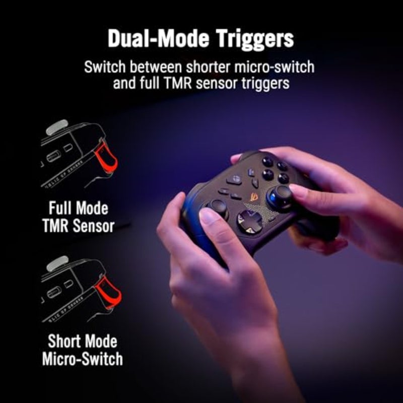 وحدة تحكم الألعاب اللاسلكية Xbox لأجهزة Xbox/أجهزة الكمبيوتر الشخصية/Ally، وعصا التحكم TMR، ومشغلات الوضع المزدوج، و4 أزرار خلفية، وأزرار التبديل الصغيرة، واستقصاء 1000 هرتز، وبطارية تصل إلى 50 ساعة - Image 5