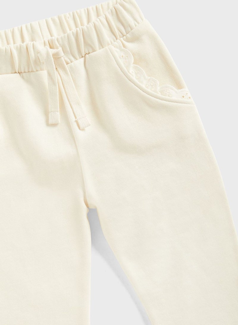 mothercare Kids Essential Broidery Frill Sweatpants  - Image 3