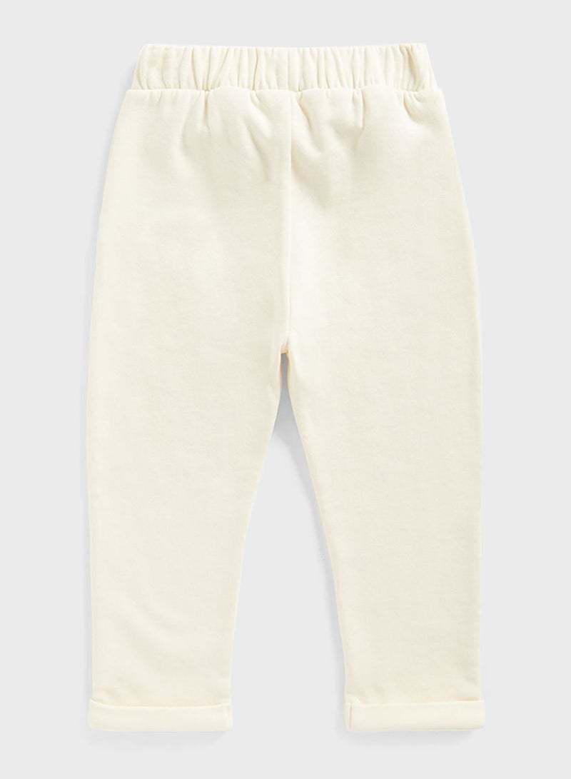 mothercare Kids Essential Broidery Frill Sweatpants  - Image 2