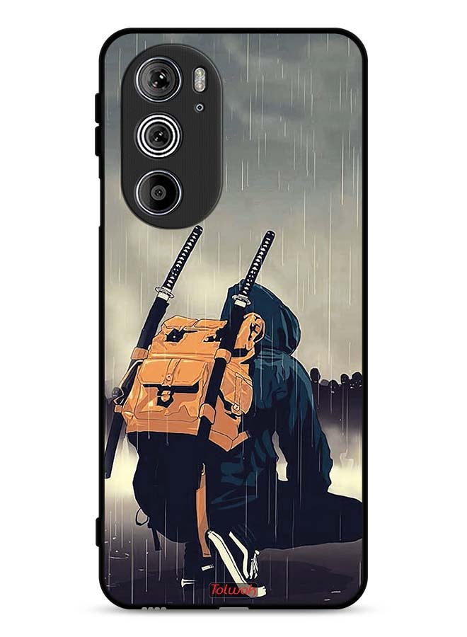 Tolwak Motorola Edge 30 Pro Protective Case Cover Sword Samurai Digital Art - Image 1