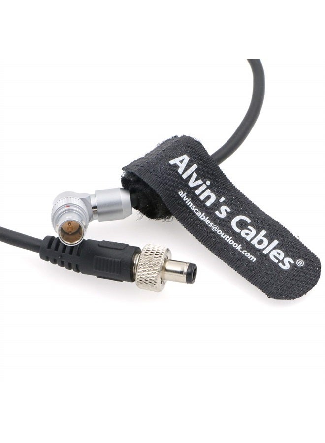 كابل طاقة DC قابل للتدوير بزاوية 90 درجة 2 دبوس إلى مستقيم قفل لكاميرا Z CAM E2 لمراقب Atomos Ninja V OSEE G7 قابل للتعديل 2 دبوس لكاميرا Z CAM E2-S6 E2-F6 E2-F8