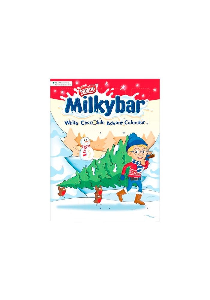 Nestle Milkybar Advent Calendar Imported Original Nestle Milkybar Advent Calendar Imported From The UK England British Milky Chocolate - Image 2
