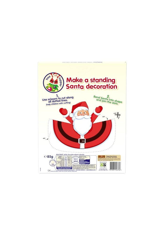 Nestle Milkybar Advent Calendar Imported Original Nestle Milkybar Advent Calendar Imported From The UK England British Milky Chocolate - Image 4