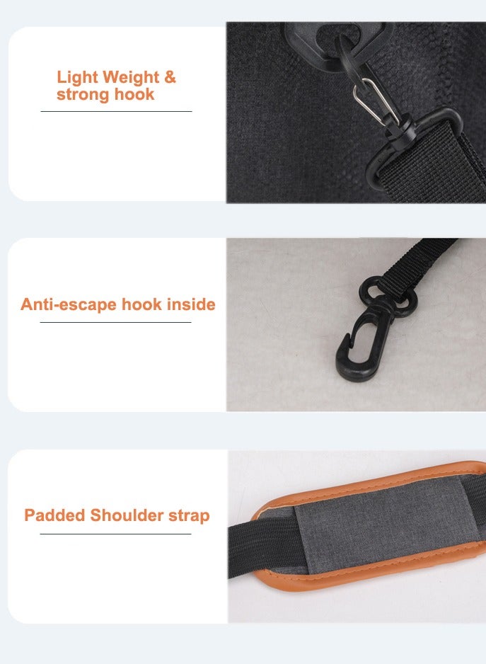 حقيبة محمولة للحيوانات الأليفة للقطط المتوسطة والكبيرة، والكلاب الصغيرة، مساحة كبيرة وقابلة للتنفس وناعمة، قابلة للطي - Image 4