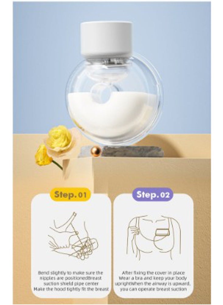 ALLTOMOM Electric Wearable Breast Pump Hands Free with 4 Modes 9 Levels Rechargeable Smart LED Display  - Image 2