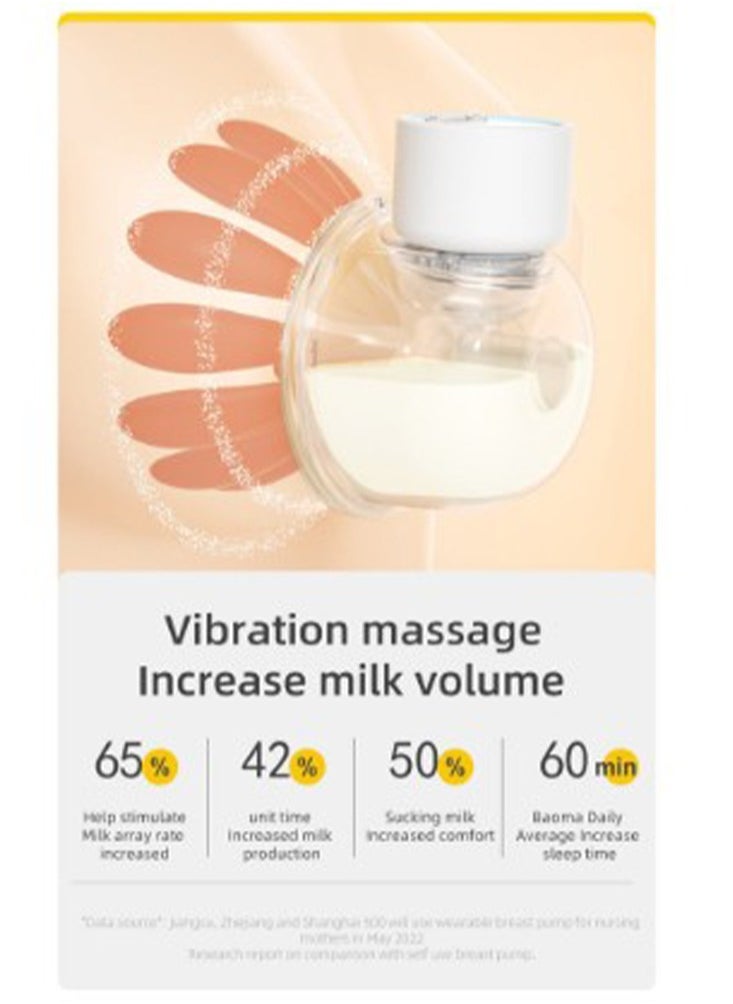 ALLTOMOM Electric Wearable Breast Pump Hands Free with 4 Modes 9 Levels Rechargeable Smart LED Display  - Image 3