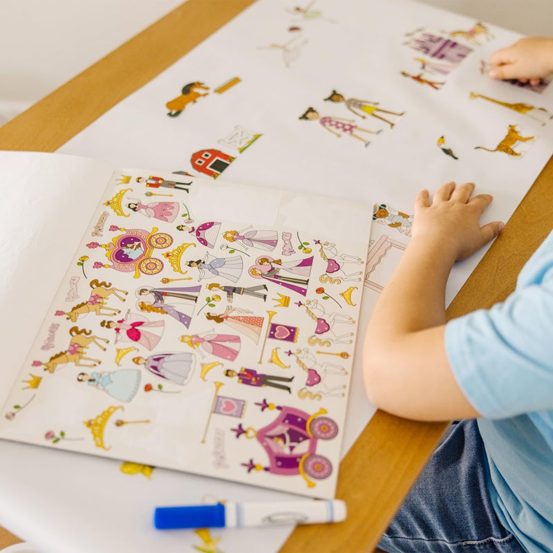 Melissa & Doug Sticker Collection Book: Princesses, Tea Party, Animals, and More - 500+ Stickers - FSC Certified - Image 2