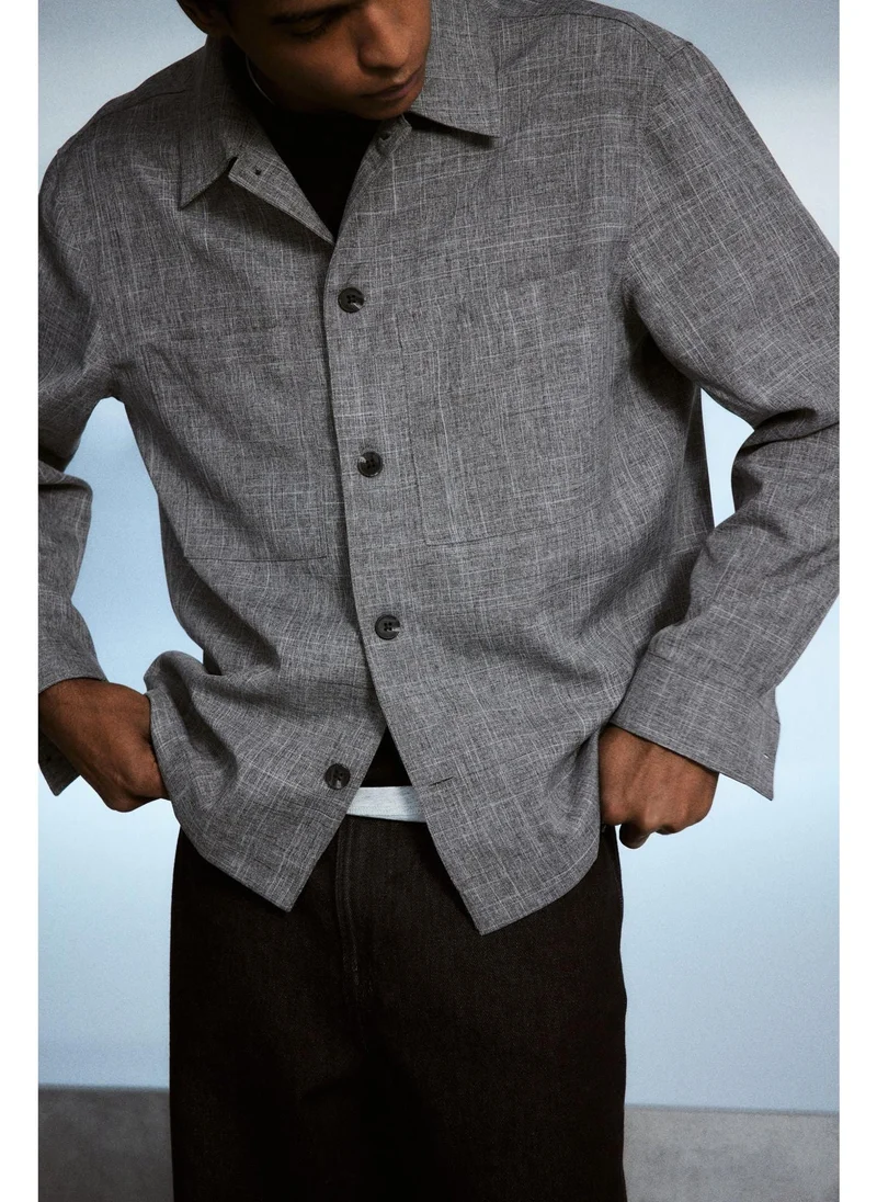 اتش اند ام Regular Fit Overshirt