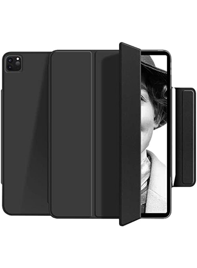 Case for iPad Pro 11 Inch 2024, Magnetic Attachment Lightweight Stand Case with Clasp, 【Supports Pencil Wireless Charging】 Cover - Image 1