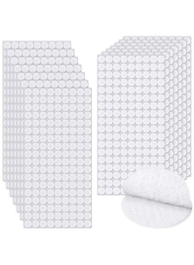 JIURUN Self Adhesive Dots, Strong Adhesive Sticky Back Coins Nylon Coins, Hook & Loop Dots with Waterproof Sticky Glue Coins Tapes, Very Suitable for Classroom, Office, Home 1 cm WER90 - Image 1