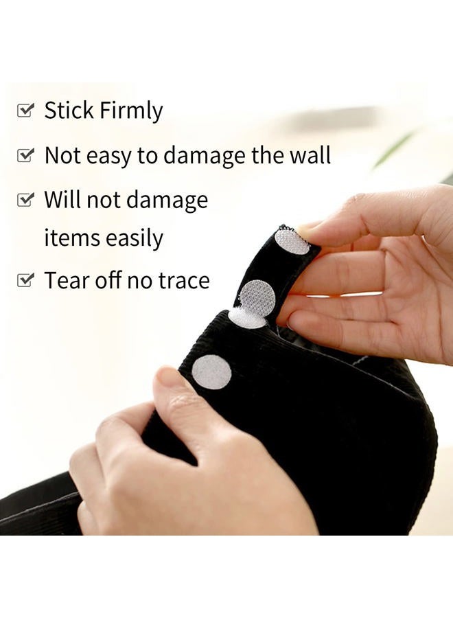 JIURUN Self Adhesive Dots, Strong Adhesive Sticky Back Coins Nylon Coins, Hook & Loop Dots with Waterproof Sticky Glue Coins Tapes, Very Suitable for Classroom, Office, Home 1 cm WER90 - Image 3