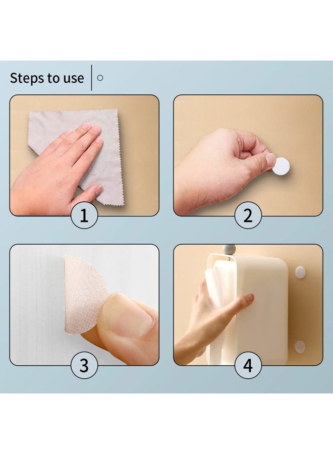 JIURUN Self Adhesive Dots, Strong Adhesive Sticky Back Coins Nylon Coins, Hook & Loop Dots with Waterproof Sticky Glue Coins Tapes, Very Suitable for Classroom, Office, Home 1 cm WER90 - Image 4