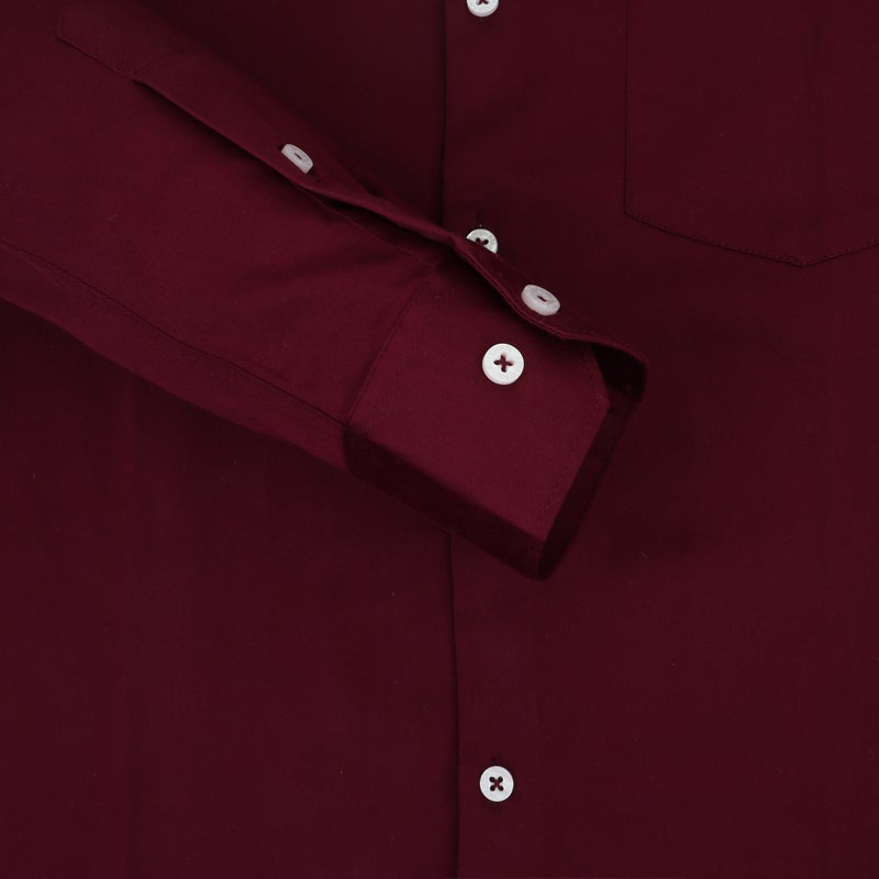 AMSWAN MAROON CASUAL SHIRT FOR MEN'S - Image 5