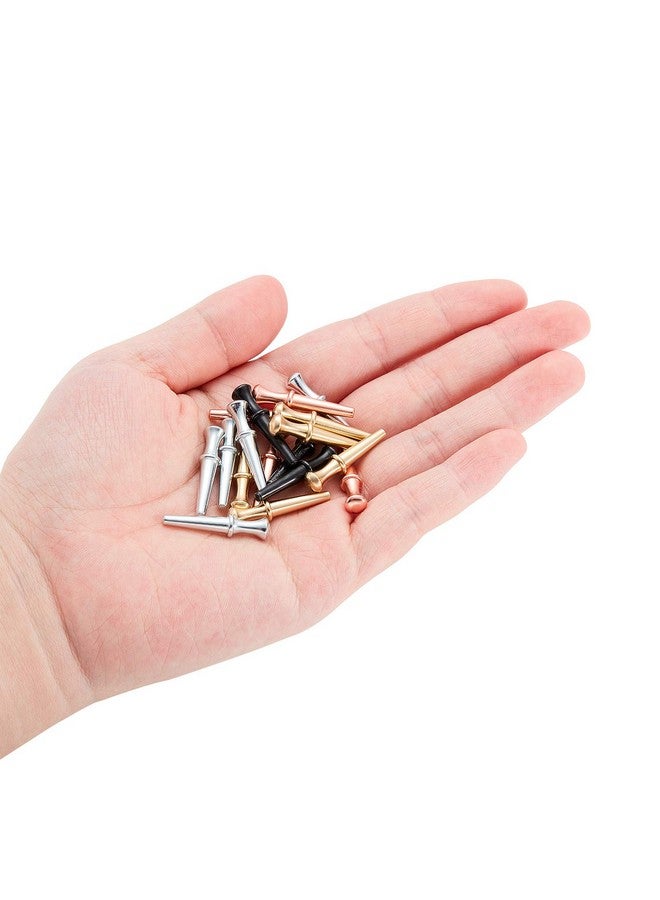 Gejoy 20 Pieces Metal Cribbage Pegs Cribbage Board Pegs Fit 1/ 8 Holes with Drawstring Storage Pouch for Cribbage Traditional Board Game, 4 Colors  - Image 3