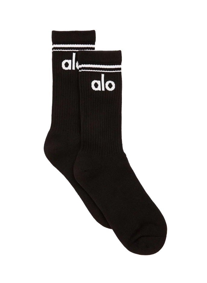 alo 3pcs long socks men's and women's cotton socks sports and leisure - Image 1