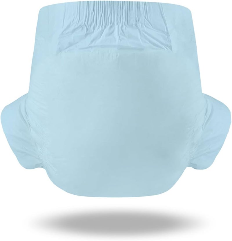 CutiePlusU Adult Diapers Heavy Absorption Dry Surface Disposable Adult Diaper All NightBlue 2 Pieces - Image 3
