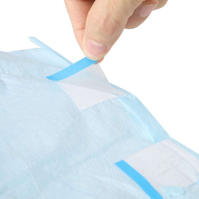 CutiePlusU Adult Diapers Heavy Absorption Dry Surface Disposable Adult Diaper All NightBlue 2 Pieces - Image 5