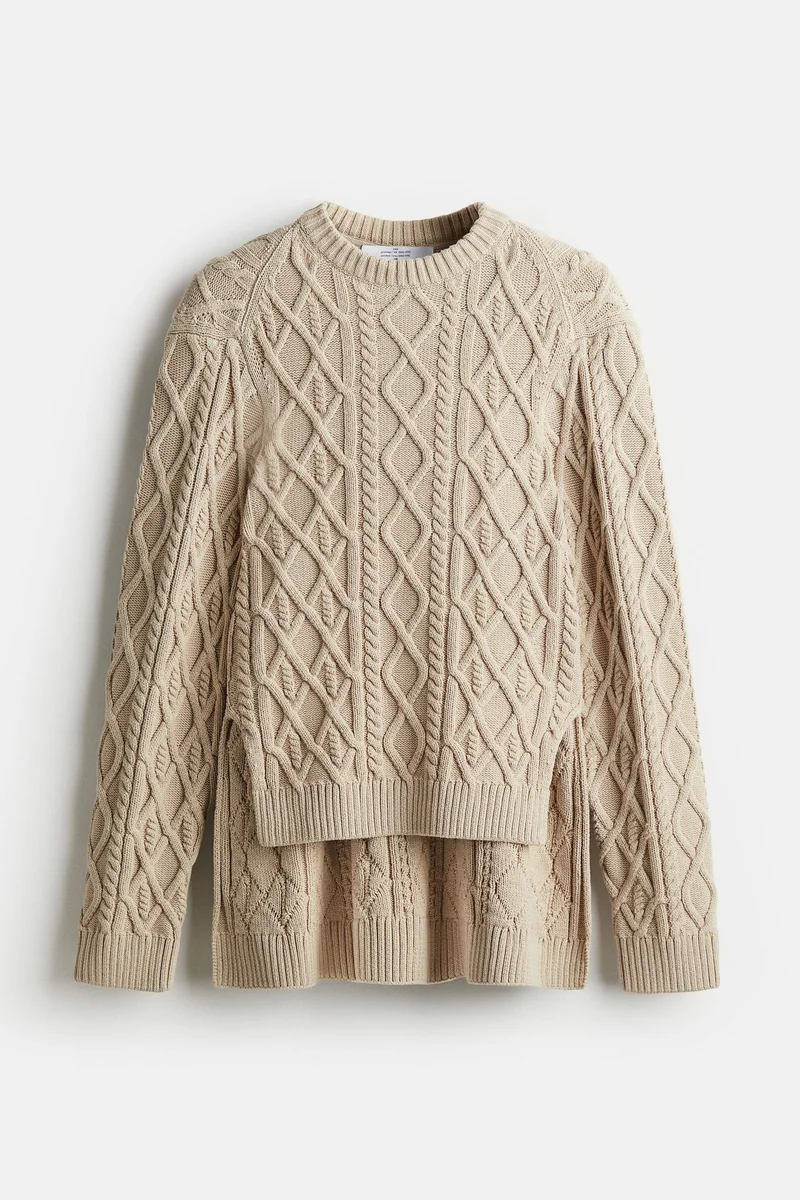 H&M Oversized cable-knit jumper