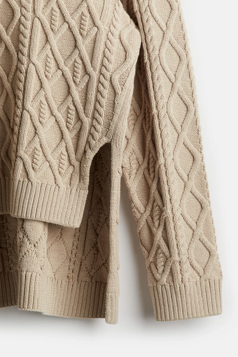 H&M Oversized cable-knit jumper