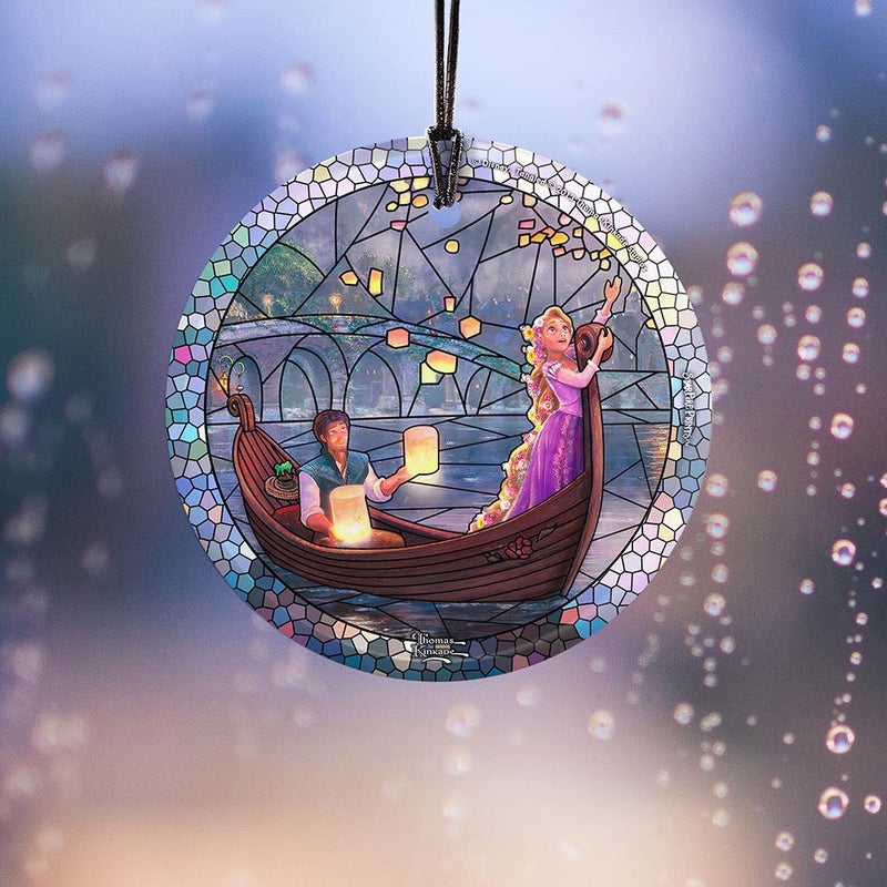 Trend Setters Disney â€“ Tangled â€“ Rapunzel â€“ Stained Glass Effect â€“ 3.5â€ Starfire Prints Hanging Glass Print Accessory â€“ Light Catching Hanging Accessory â€“ Ideal for Gifting and Collecting - Image 3