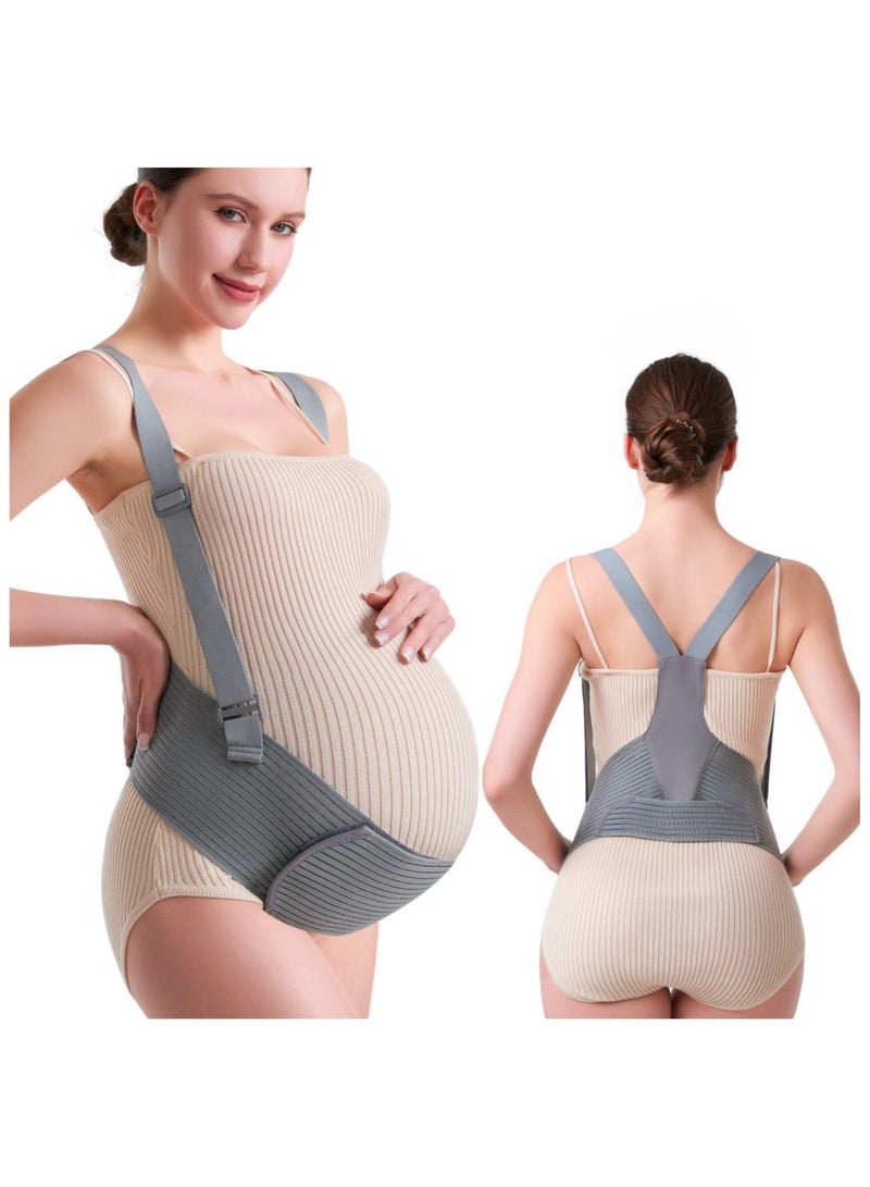 General Prenatal support abdominal belt shoulder belt pregnant woman support belt abdominal tuck U-shaped mid-to-late correction belt fatigue relief belt  - Image 2