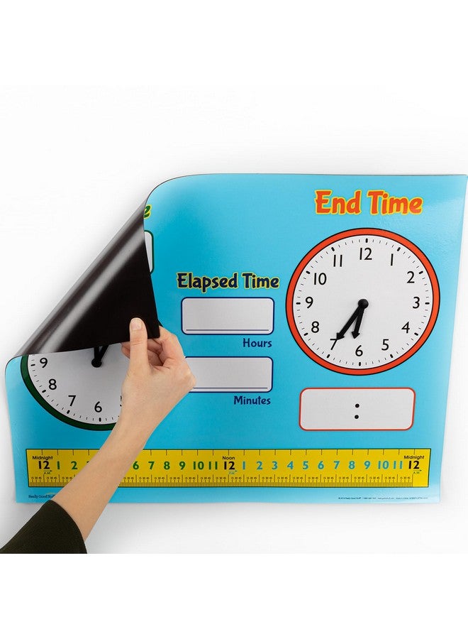 Really Good Stuff Elapsed Time Magnetic Demonstration Clocks - Image 2