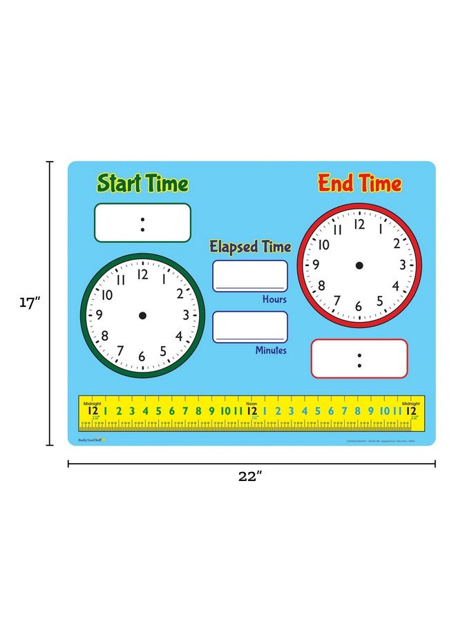 Really Good Stuff Elapsed Time Magnetic Demonstration Clocks - Image 3
