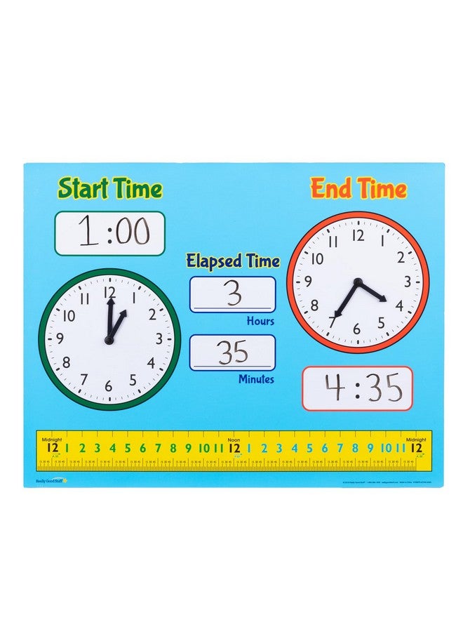 Really Good Stuff Elapsed Time Magnetic Demonstration Clocks - Image 1