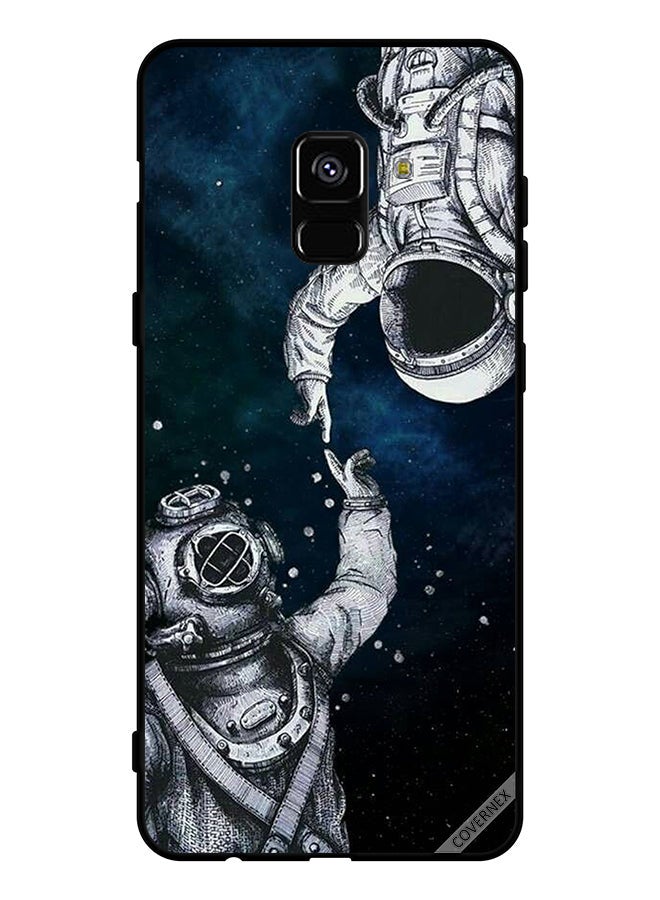 Covernex Protective Case Cover For Samsung Galaxy A8 Plus (2018) Astraunaut & Diver - Image 1